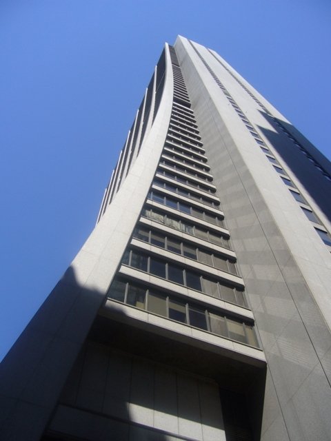 24 - Sloping, yawning building