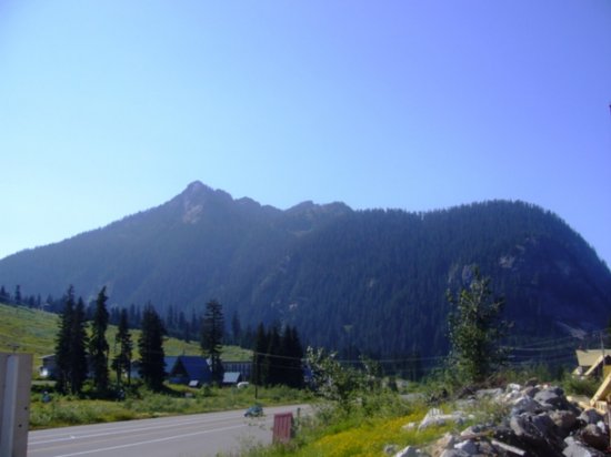 Ski resort village