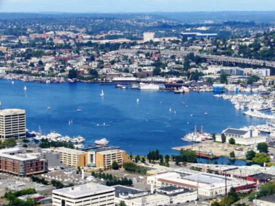 Lake Washington from Space Needle