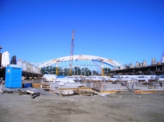 2010 Olympic Oval being built