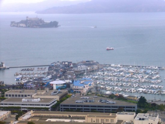 Alcatraz from Coit Tower