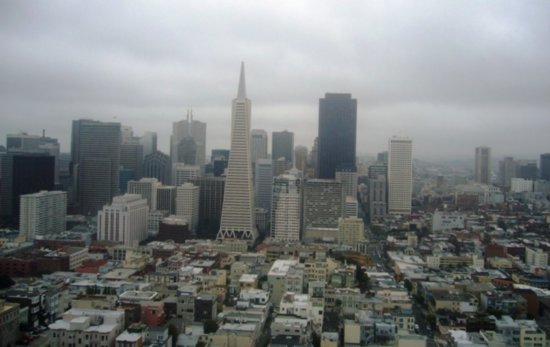 City view from Coit tower