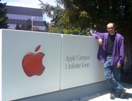 Colin at Apple HQ in Cupertino, CA