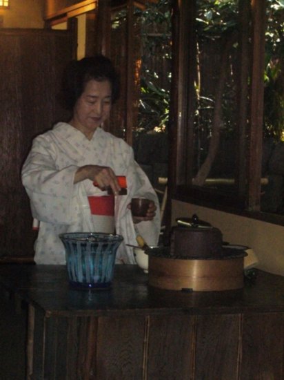 Tea Master performing tea ceremony