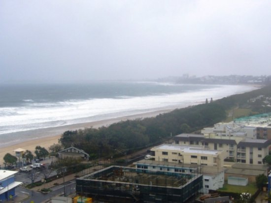 Stormy view from our balcony