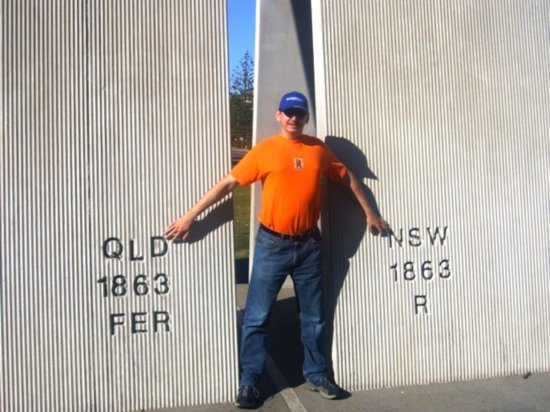 Colin between the states of Qld and NSW