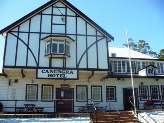 Hotel in Canungra where we stayed