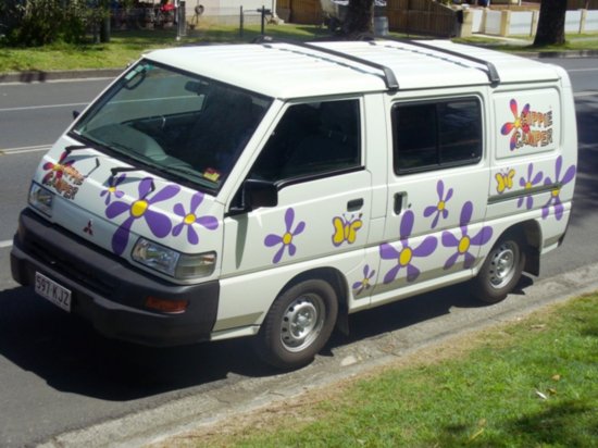 Hippie van