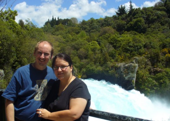 Colin & Melissa at Huka Falls