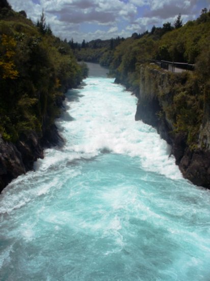 Downstream from Huka Falls