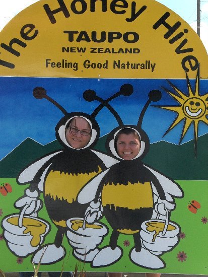 Melissa and Shawna - busy bees!