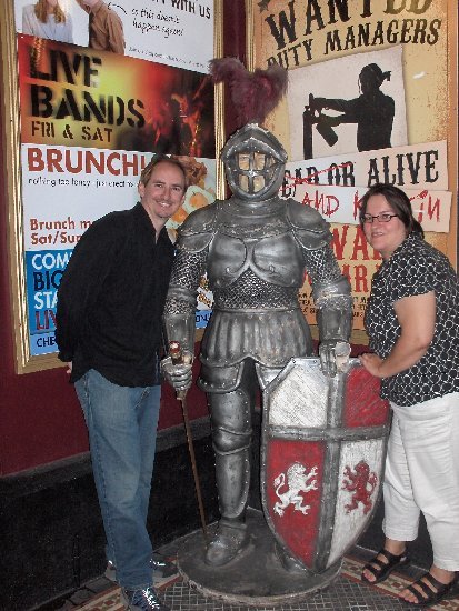 Colin, Knight in shining armour, Melissa