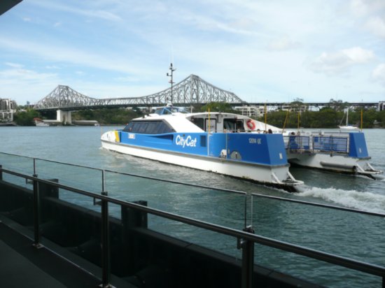 Citycat on Brisbane river