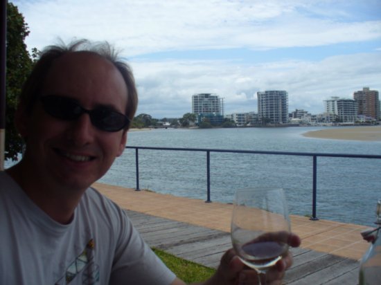 Lunch at the Boat Shed restaurant