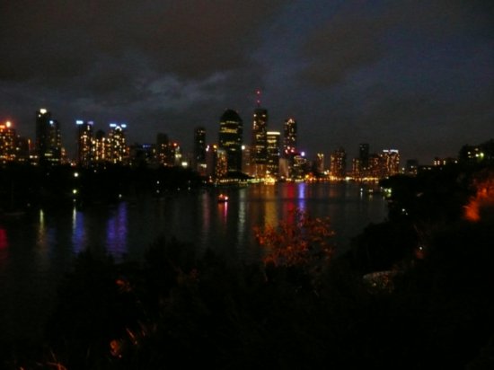 Nightime view from Kangaroo Point