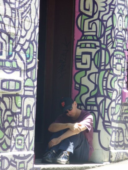 Colin and graffiti