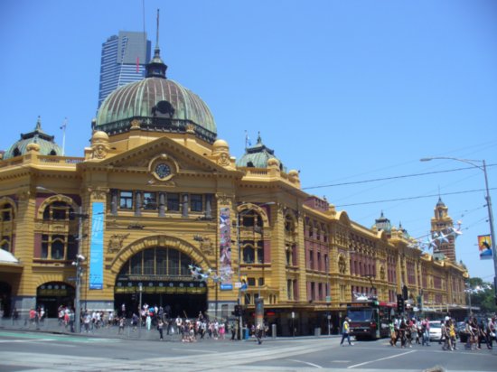 Flinders rail Station, Melbourne