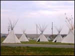 Teepees in Butte, Montana