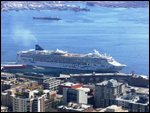 Cruise Ship leaving port