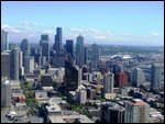 Looking downtown from Space Needle