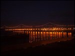 Bay Bridge at dark