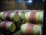 Trefethen - kegs of wine aging