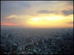 Tokyo Sunset from our hotel room