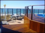 Another view of our patio with pool