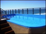 Private roof top pool