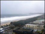 Stormy view from our balcony