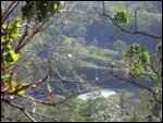 Dam in the valley below