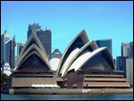 Sydney Opera House as seen from the ferry