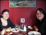 Shawna & Melissa at breakfast