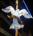 Angel Decorations on lamp posts