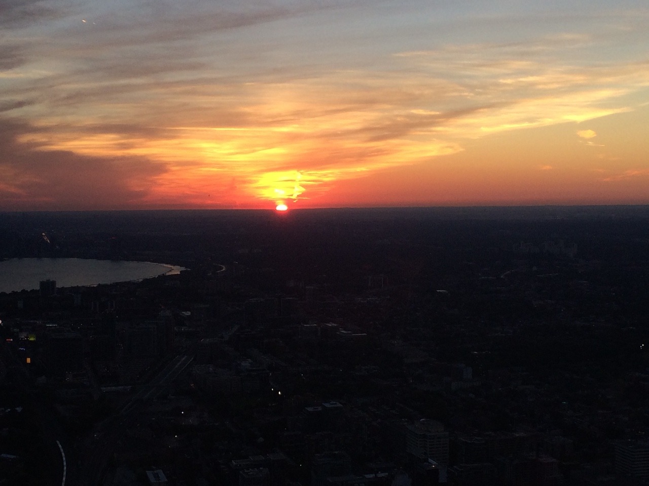 Sunset from the CN Tower