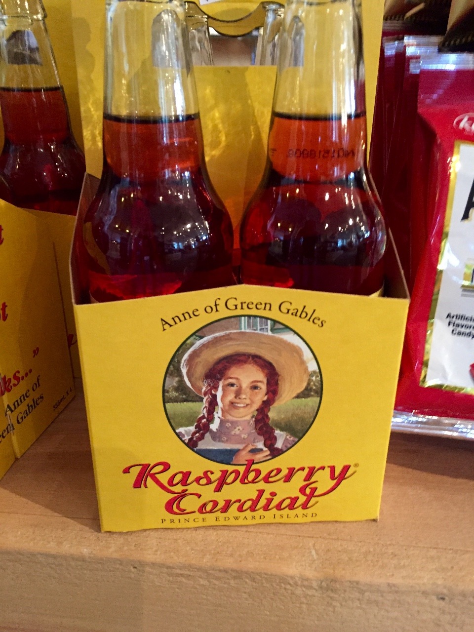 Anne's Raspberry Cordial (non-alcoholic)!