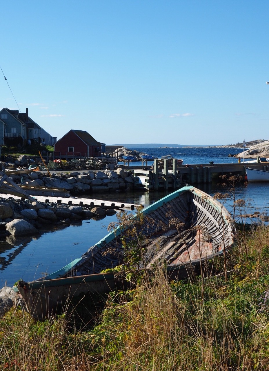 Old ship in Peggy's Cove