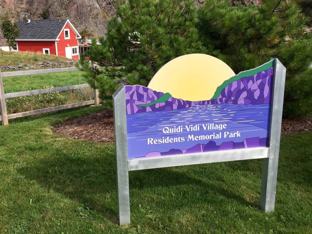 Quidi Vidi Village sign