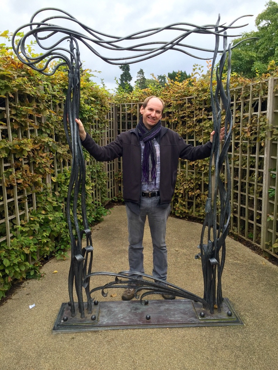 Colin has found the centre of the maze