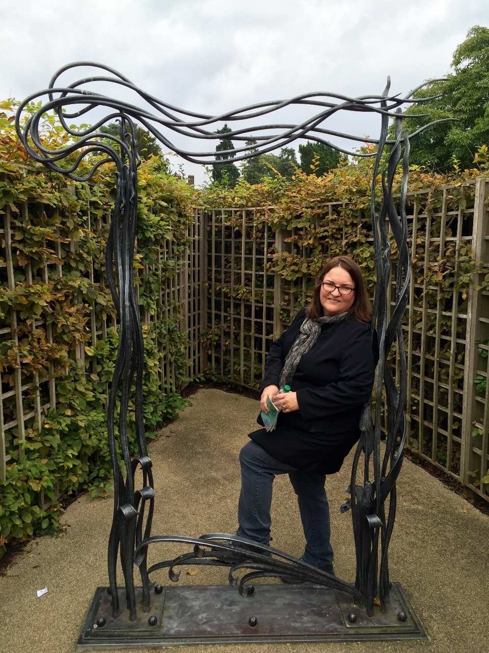 Melissa has found the centre of the maze