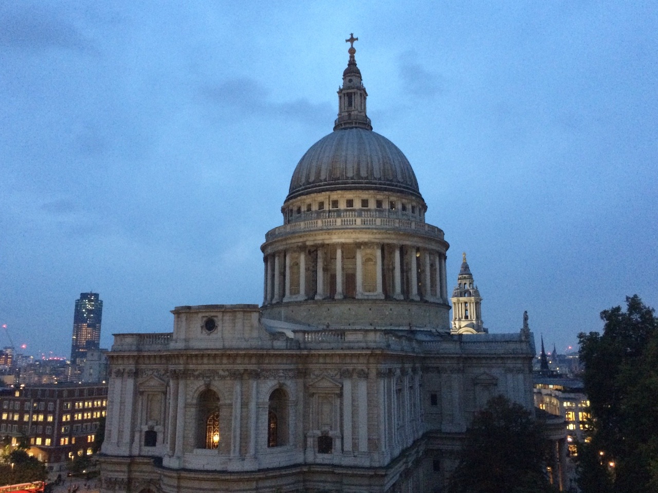 St. Paul's Cathedral from Madison Rooftop Terrace