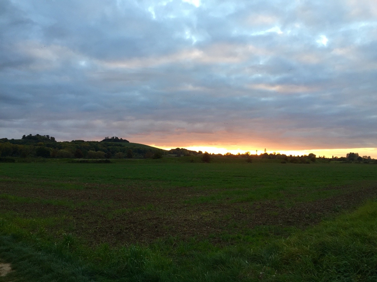 Sunset over Dorchester