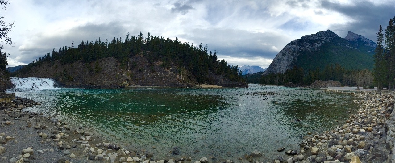 Panoramic mountain view