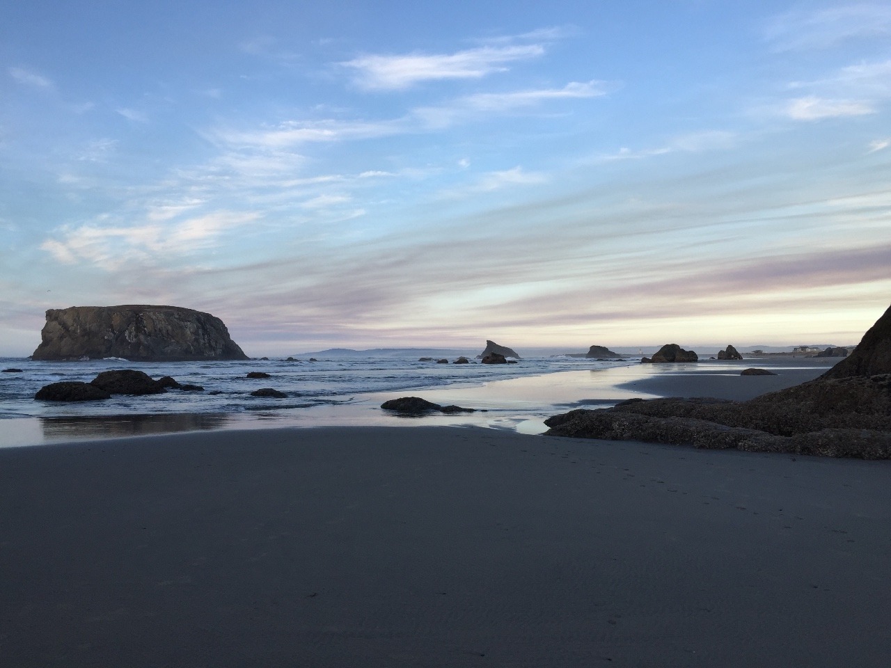 Ancient Sea Rocks at Bandon Beach