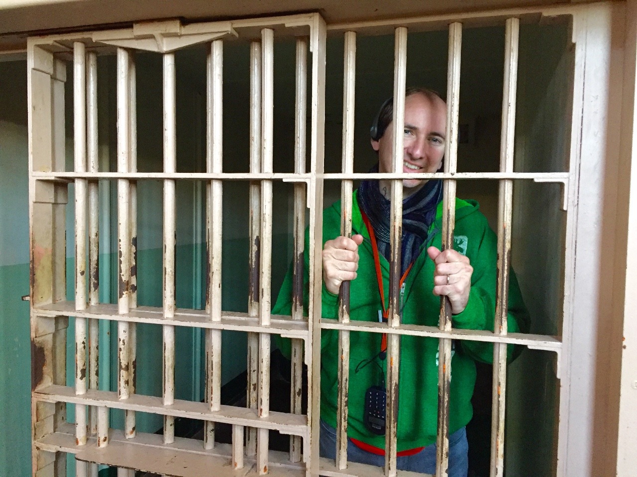 Colin doin' time in Alcatraz