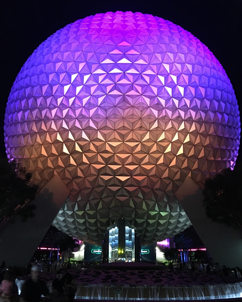 Epcot at the end of our day