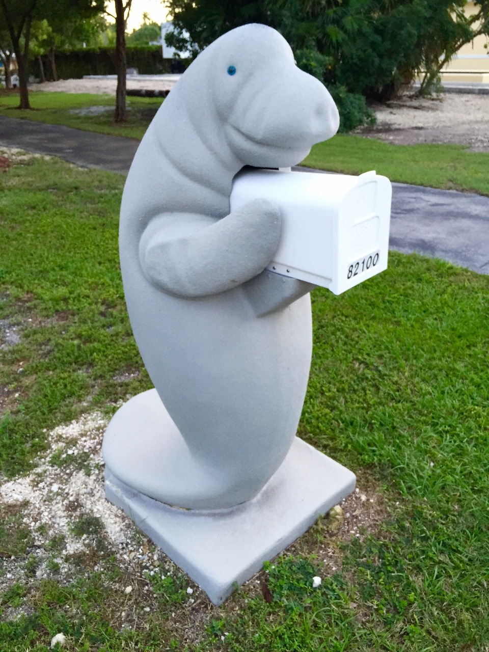 Manatee Mailbox in the Florida Keys