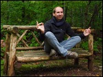 Colin having a 'zen' moment in the Haunted Wood