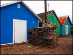 Sheds by the sea