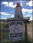 Lighthouse as ice cream parlour - BEST!